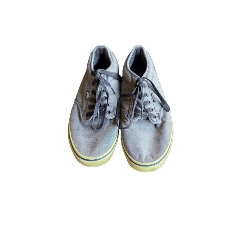 Vintage Vans Mens 10.5 Low Top Skate Shoes Blue/Gray Denim